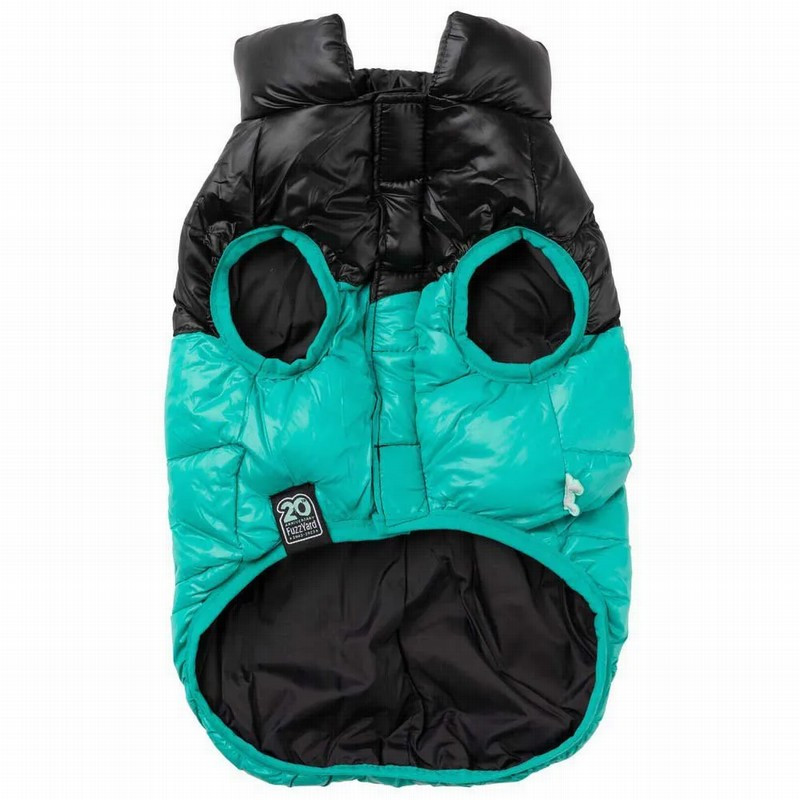 FuzzYard Chaqueta South Harlem Turquesa para perros