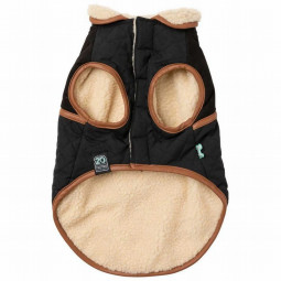 FuzzYard Chaqueta Ivanhoe Negra para perros
