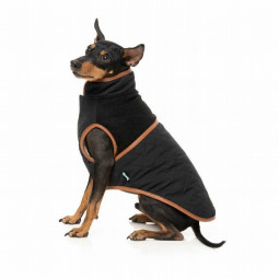 FuzzYard Chaqueta Ivanhoe Negra para perros