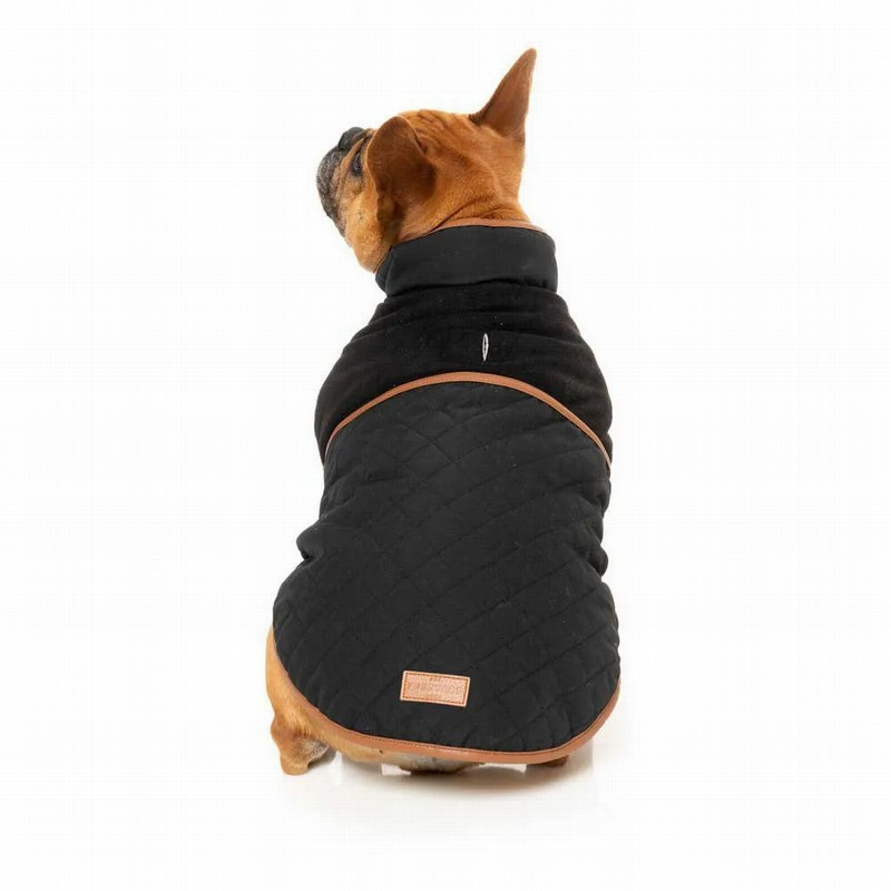 FuzzYard Chaqueta Ivanhoe Negra para perros