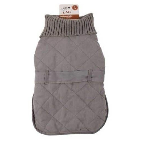 AFP Abrigo gris Turtleneck para perros
