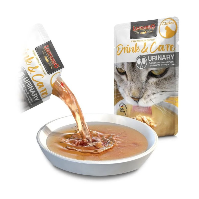 Leonardo Cat Sobre Drink&Care Urinary Pollo 40gr