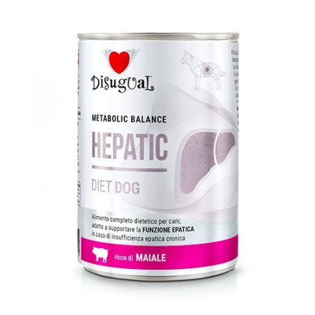 Disugual Diet Dog Lata Hepatic Cerdo 400gr