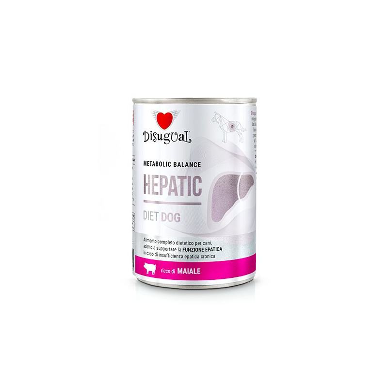 Disugual Diet Dog Lata Hepatic Cerdo 400gr
