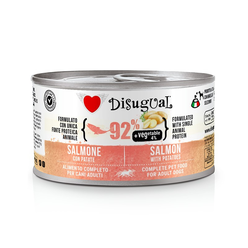 Disugual salmón y arándanos para perros,comprar en Zaragoza,Superguau