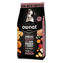 Pienso ownat ultra medium junior 3kg-superguau zaragoza