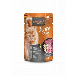 Leonardo Cat Sobre Menú de Pato y Queso 85gr