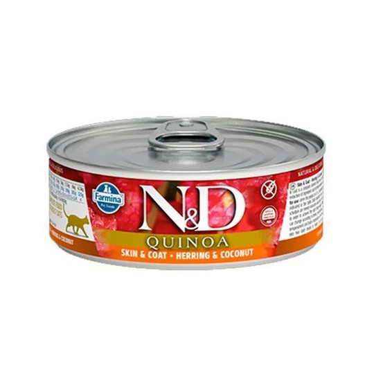 Farmina ND Cat Lata Arenque y Coco 70gr