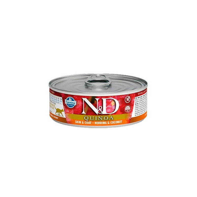 Farmina ND Cat Lata Arenque y Coco 70gr