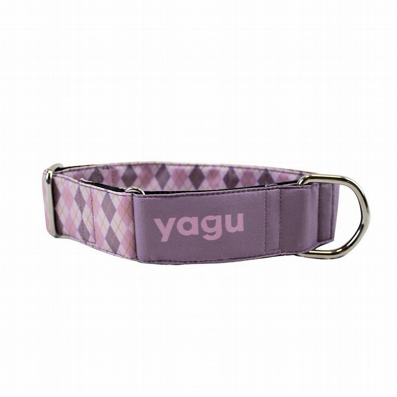 Yagu Collar Martingale Rombus Rosa