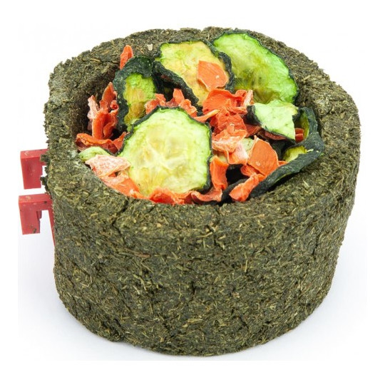 Ribero Futomaki de Verduras: Zarahoria y Pepino