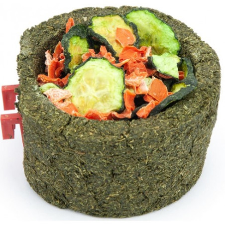 Ribero Futomaki de Verduras: Zarahoria y Pepino