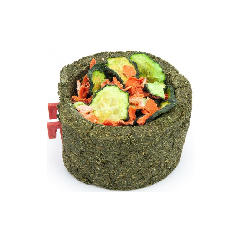 Ribero Futomaki de Verduras: Zarahoria y Pepino