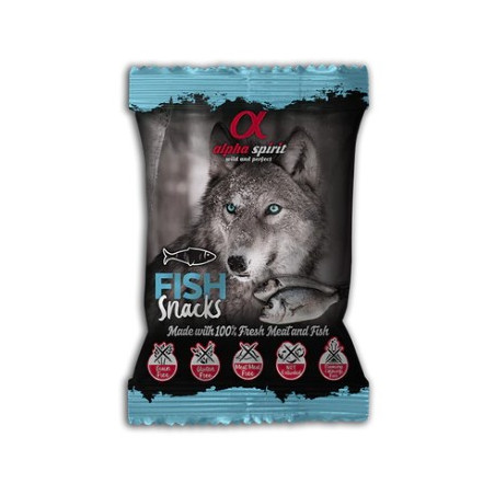 Alpha Spirit Dog Snack Bocaditos Pescado 50gr