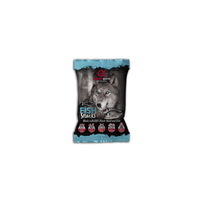 Alpha Spirit Dog Snack Bocaditos Pescado 50gr