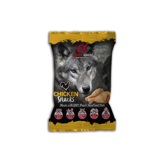 Alpha Spirit Dog Snack Bocaditos Pollo 50gr