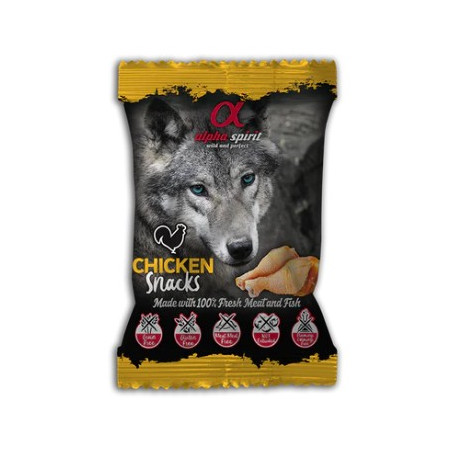 Alpha Spirit Dog Snack Bocaditos Pollo 50gr