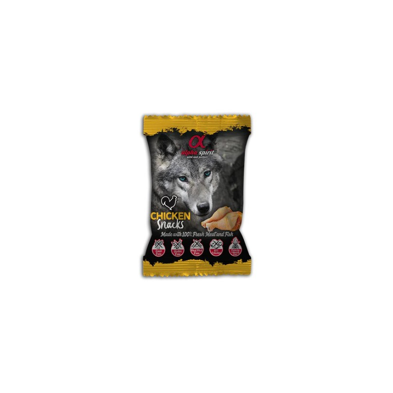 Alpha Spirit Dog Snack Bocaditos Pollo 50gr