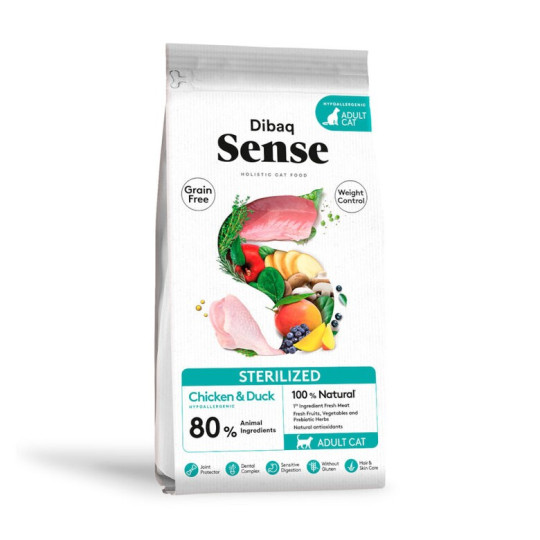 Dibaq Sense Cat Steril  Pollo y Pato
