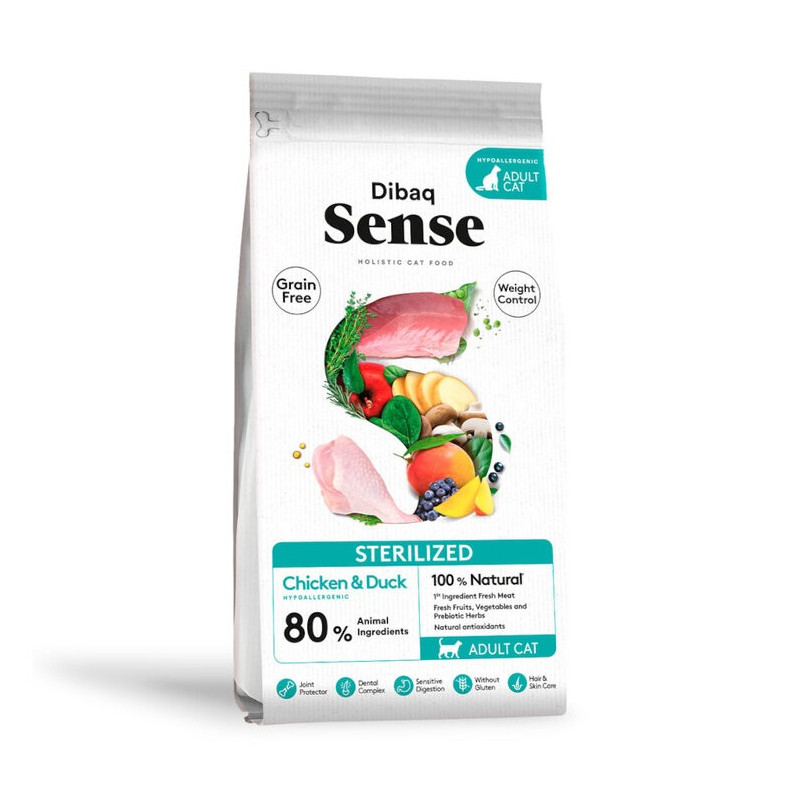 Dibaq Sense Cat Steril  Pollo y Pato