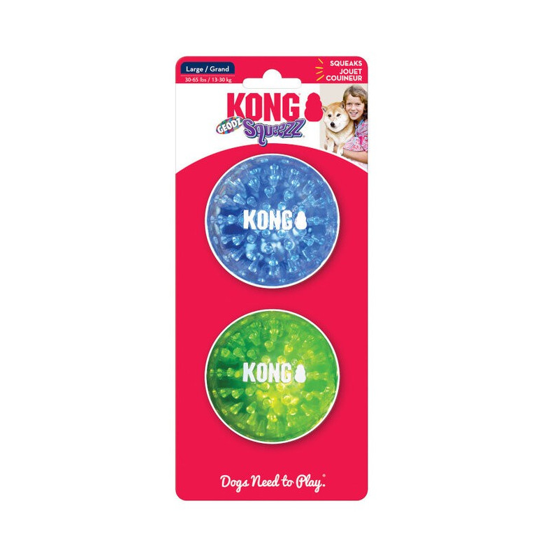 Kong Squeez Action Ball 3 ud- tienda en Zaragoza,Superguau