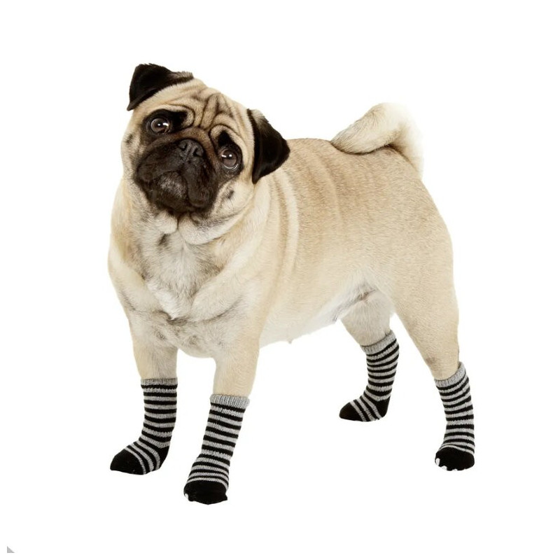 Karlie Calcetines gris y negro para perros