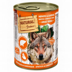 Natural Greatness Vet Diet Dog Lata Hepatic&Cardiac 400gr