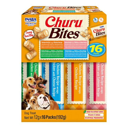 Snack Churu Bites perros, pollo y salmón,comprar en Zaragoza,Superguau
