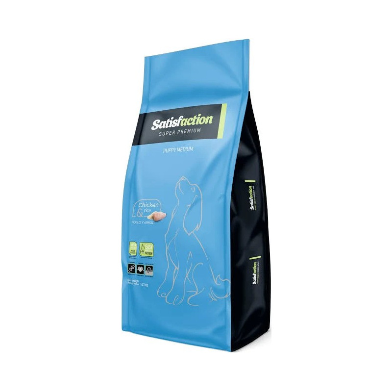 Pienso Satisfaction Puppy Medium para perros cachorros - Comprar en Zaragoza, Superguau