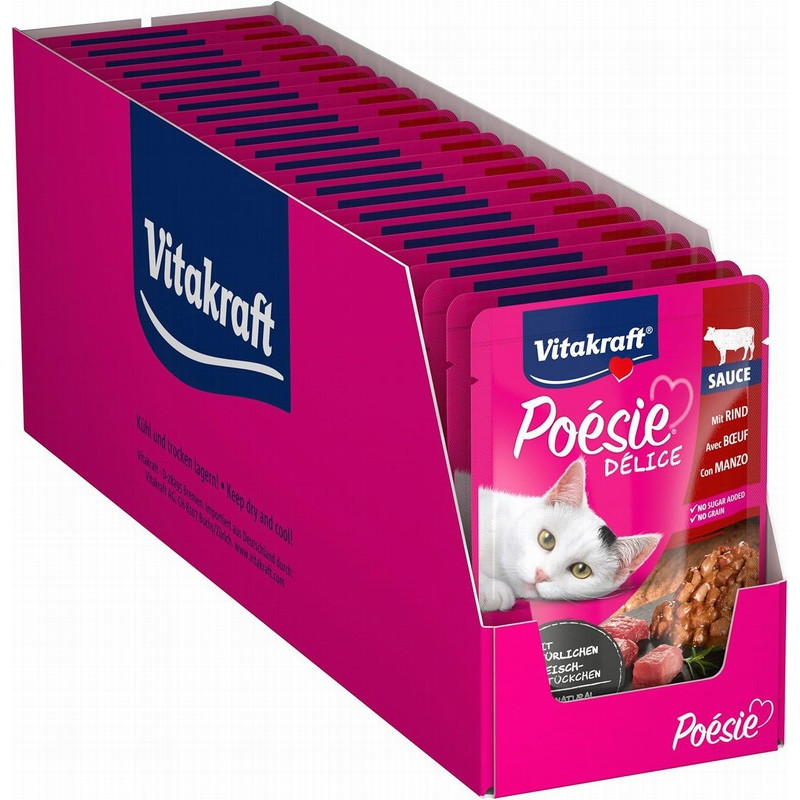 Poésie Delice Ternera de Vitakraft - tienda en Zaragoza, Superguau