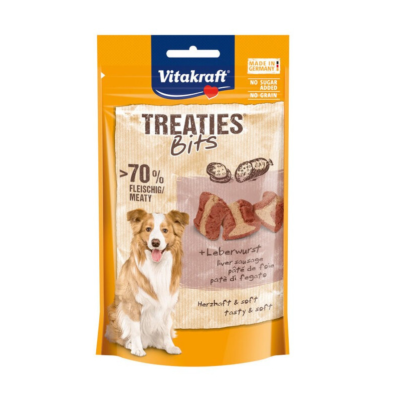 Vitakraft Dog Snack Treaties Bits Bocaditos de Paté 120 gr
