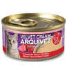 Arquivet Velvet Cat Lata Atún y Ternera en Crema 80gr