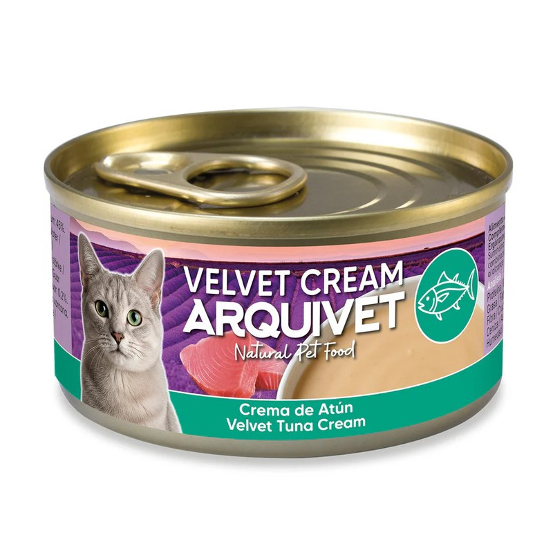 Arquivet Velvet Cat Lata Atún en Crema 80gr