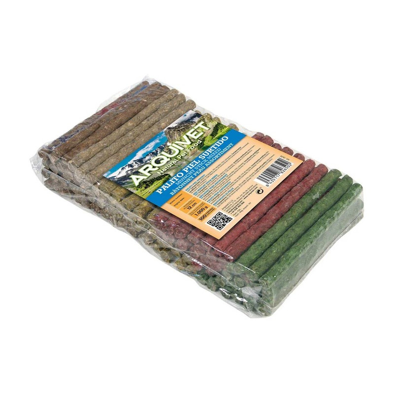 Arquivet Dog Snack Palitos de Piel Colores Munchi