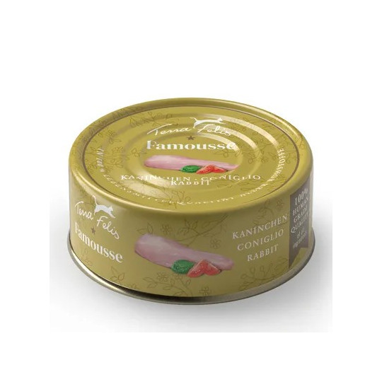 Terra Felis Famousse Conejo 80gr