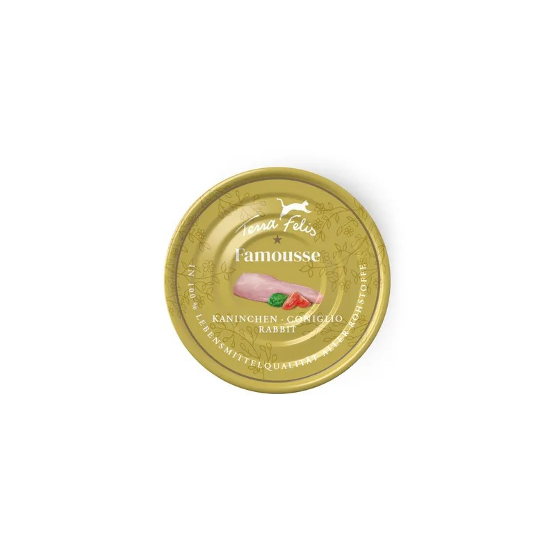 Terra Felis Famousse Conejo 80gr