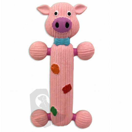 OK! Juguete Mordedor para Perro Cerdito Látex 17cm