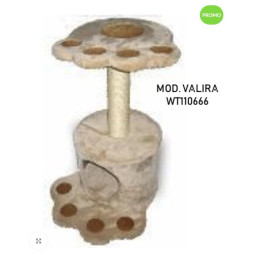 OK! Cat Rascador Sisal Pie con Refugio y 2 Pîsos 45x45x62cm