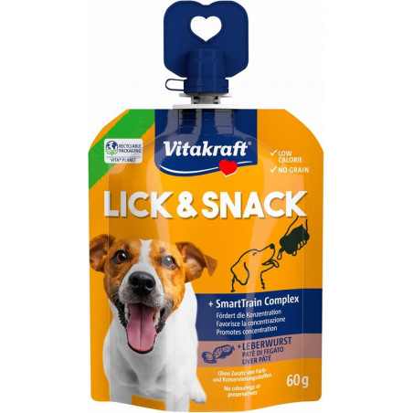 Vitakraft Lick Snack Train Paté de Higado 60gr para perro