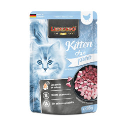 Leonardo Cat Sobre Menú Kitten Puro en Ave 85gr