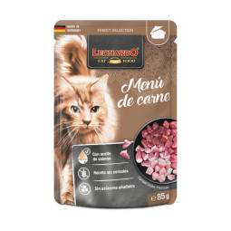 Leonardo Cat Sobre Menú Carne 85gr