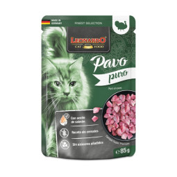 Leonardo Cat Sobre Menú Puro en Pavo 85gr