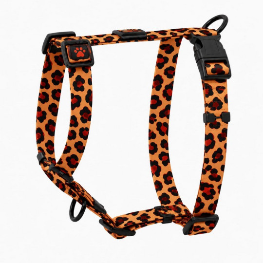 Rogz Arnés Fusion Safari Leopardo