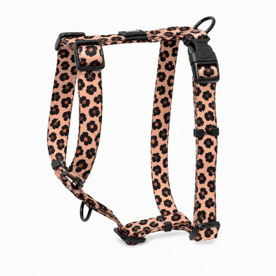 Rogz Arnés Fusion Safari Leopardo Rosa