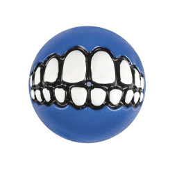 Rogz Dog Juguete Pelota Grinz Dientes Azul
