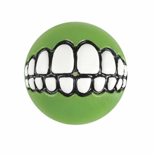Rogz Dog Juguete Pelota Grinz Dientes Verde
