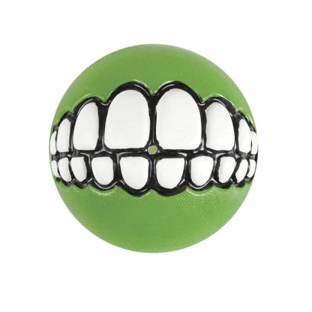 Rogz Dog Juguete Pelota Grinz Dientes Verde