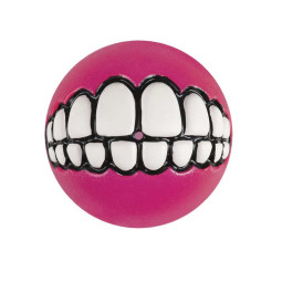 Rogz Dog Juguete Pelota Grinz Dientes Rosa
