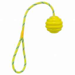 Trixie Pelota Ondulada con Cuerda 30cm