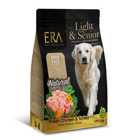 ERA Dog Grain-Free Senior & Light Chicken & Turkey Medium/Maxi